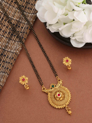 Springal Alloy Gold-plated Gold Jewellery Set(Pack of 1)