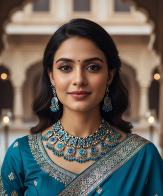 Samridhi DC Alloy Jewel Set(Multicolor)