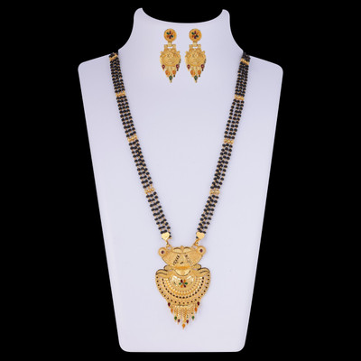 LaChoiceIt Beautiful and Unique Trending Design Pendant Mangalsutra with 24 Inch Long Chain Brass, Alloy Mangalsutra