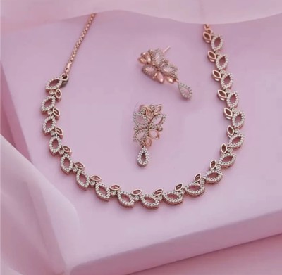 Brass Jewel Set(Rose Gold)