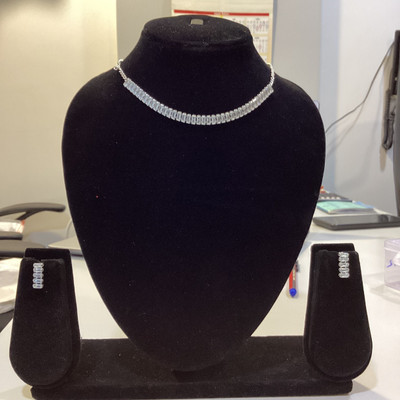 JASH IMPEX Alloy Silver Jewellery Set(Pack of 1)