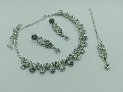 Rhymee Alloy Gold-plated Silver Jewellery Set(Pack of 2)