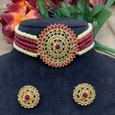 GEODE DELIGHT Alloy Multicolor Jewellery Set(Pack of 3)