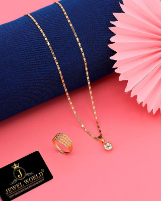 Brass, Alloy Jewel Set(Gold)