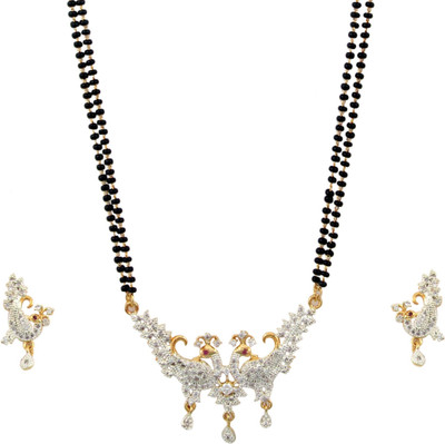 aklina Alloy Gold-plated Multicolor Jewellery Set(Pack of 1)