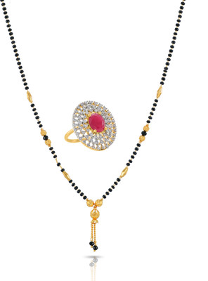 aklina Alloy Gold-plated Multicolor Jewellery Set(Pack of 1)