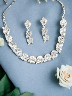 STYYLO FASHION Alloy Gold-plated Silver Jewellery Set(Pack of 1)