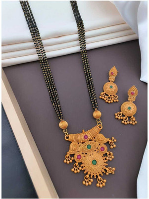 Springal Alloy Gold-plated Gold Jewellery Set(Pack of 1)