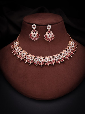 Vedda Brass Gold-plated Multicolor Jewellery Set(Pack of 1)