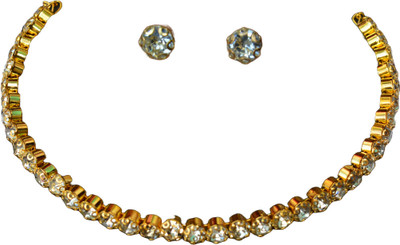 KIMY Alloy Gold-plated Gold Jewellery Set(Pack of 3)