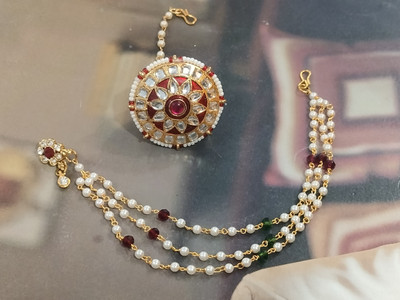 Kavya SAles Alloy Gold-plated Gold Jewellery Set(Pack of 2)