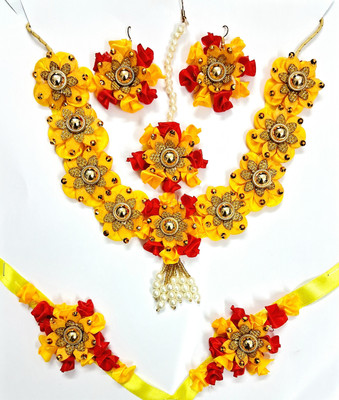 Ruhi Fabric Multicolor Jewellery Set(Pack of 1)