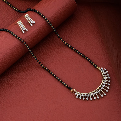 G Creation Alloy Gold-plated Silver Jewellery Set(Pack of 1)