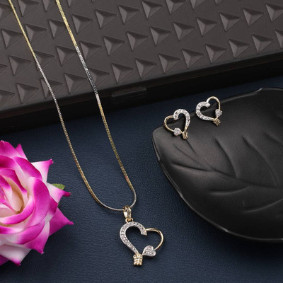 JIYANSHI ENTERPRISE Alloy Gold-plated Gold Jewellery Set(Pack of 1)