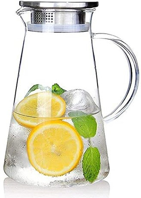 Coozico 1.6 L Glass Water Jug