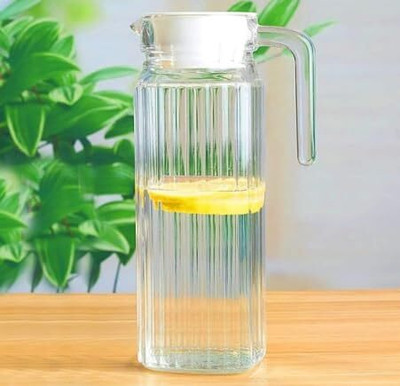 DHAGO 1.1 L Glass Water Jug