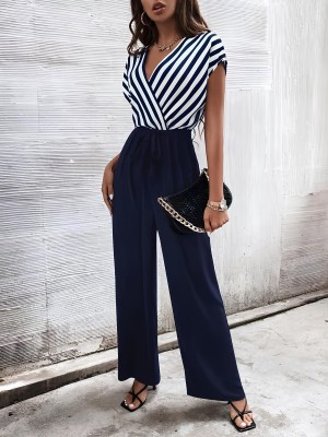 Trioxy Striped Women Jumpsuit