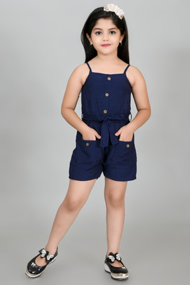 FT Fashion Solid Girls Jumpsuit For Rs. 333 @ 67 %