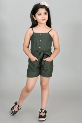 Paramount NX Solid Girls Jumpsuit