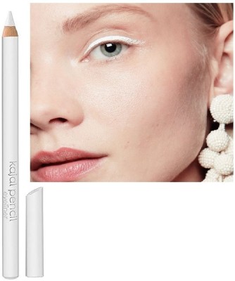 Amaryllis Professional Kajal Creamy Texture Non Transfer Smudge & Waterproof Kajal Pencil(White, 5 g)