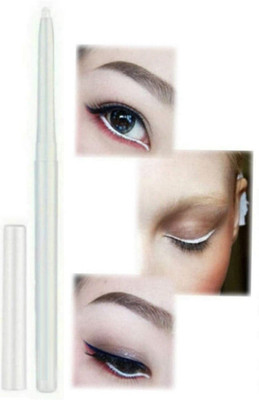 AMOSFIA MATTE FINISH SMUDGE PROOF CRAYON KAJAL(WHITE, 2 g)