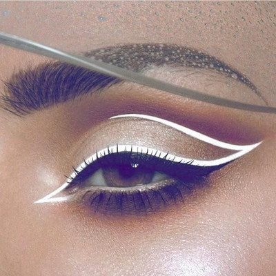 AMOSFIA 3D Long kohl Kajal Smudge-Proof(White, 5 g)