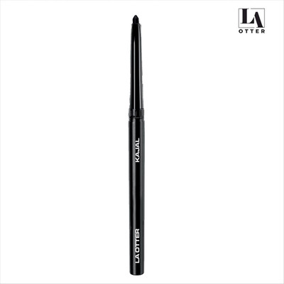 LA OTTER Super Black Kajal,Smudge Proof, Water Proof & Long Lasting(BLACK, 0.35 g)