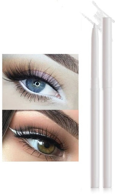 AMOSFIA 3D SMUDGE PROOF CRAYON KAJAL(WHITE, 2 g)
