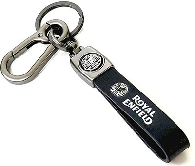 Altrona RE Bike Premium Leather Keychain with Metal Hook I Bike Keychain/Keyring Key Chain