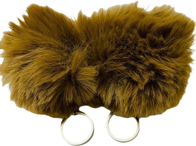 BBG NEW_Attractive Fur Soft Pompom latest design keychain combo keyring Key Chain