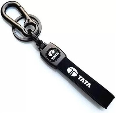 BBG FK_Tata Leather Big Strap Keyring Key Chain