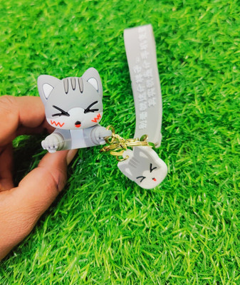 ABEL cute gray panda key chain car and bike Key Chain