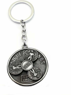 ABEL Revolving | Rotating PUBG Game Logo Gamer Key Chain