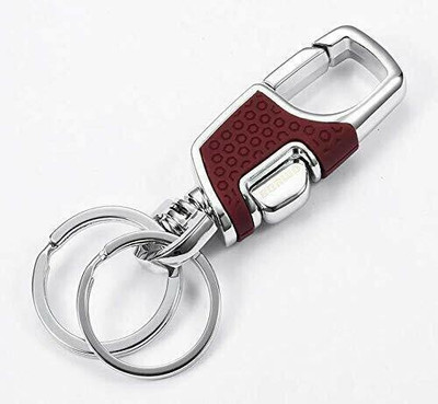 ABEL Premium Leather Metal Hook Locking Keychain Drive Safe I Need You Here With Me Key Chain
