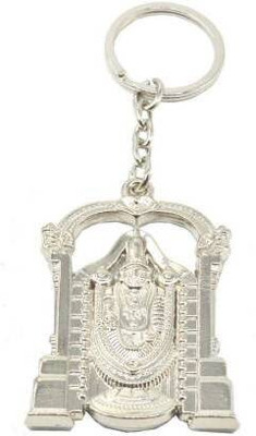 ABEL Radha Krishna Silver Plated Spiritual Decorative Quality Key Chain Key Chain