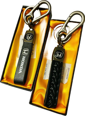 BBG FK_Honda Car metal hook stripped combo set keychain Key Chain