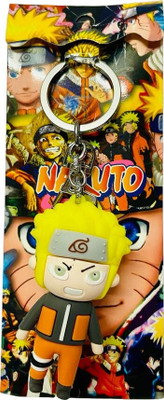 BBG NEW_Naruto best quality keychain pvc 3D keyring set key ring Key Chain