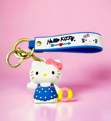 BBG NEW_Latest Design Kitty premium quality rubber 3D keychain for girls Key Chain