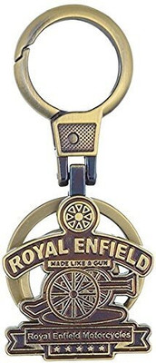 ABEL Premium Golden Metal Locking Keychain Key Chain