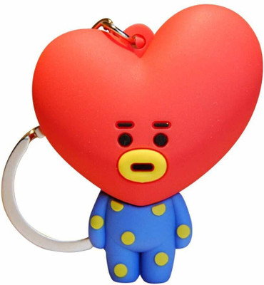 ABEL Cute Tata BT21 KPop Character Doll Fancy Keychain Key Chain