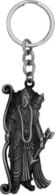 Deethyas Fashion Lord ayodhya Jai Shree Ram Rama With bow & Arrow Double Sided View Hard Metal Key Chain