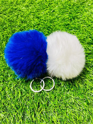 BBG NEW_Combo set of pom pom keychain soft fur key ring Key Chain