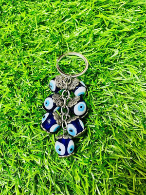 BBG FK_Evil Eye Seven Beads Najar Battu Keychain Key Chain
