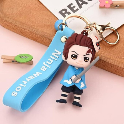 BBG FK_Tanjiro Kamado Ninja Warrior premium quality keychain with strap & hook Key Chain