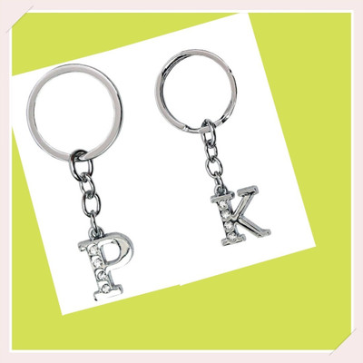 ABEL Alphabet P and K letter key chain key ring for boys girls men women Key Chain