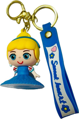 BBG FK_Cute Frozen Princess high quality 3D Keychain for men/woman Key Chain