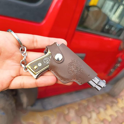 BBG FK_Stylish Toy Gun Replica with cover Key Chain for mens gifting (Type-e) Key Chain