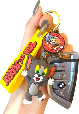 ABEL Cute Tom Keychain for Bag/ Door/ Scotty Key-Ring [Pack 1, Multicolor] Key Chain