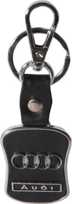 ABEL CFK158 Audi Leather Metal Locking Key Chain Key Chain