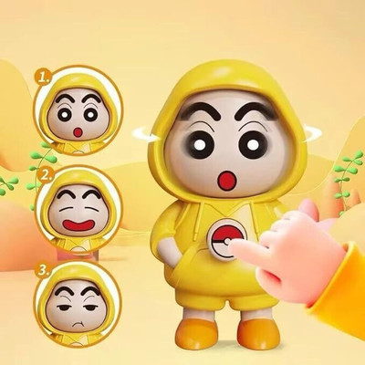 KASHTHBHANJAN Shinchan Face Rotating Keychain Key Chain Key Chain